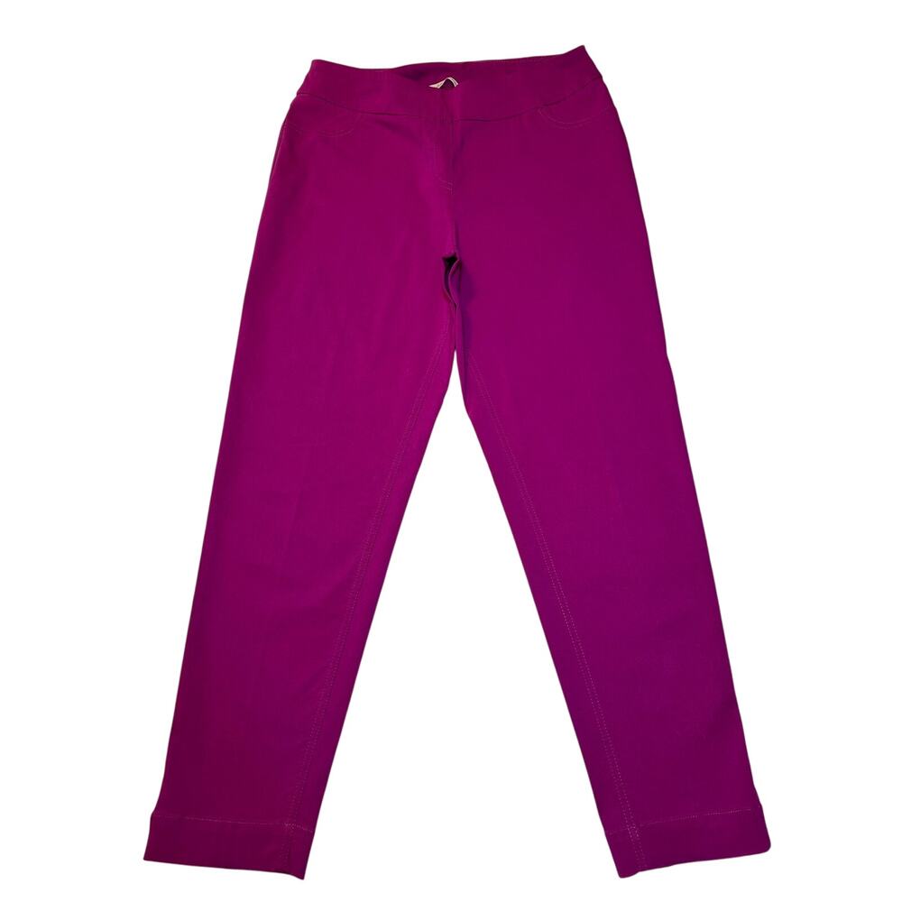 Soft Surroundings Women's Size Large Fuchsia Pull On Pants Stretch